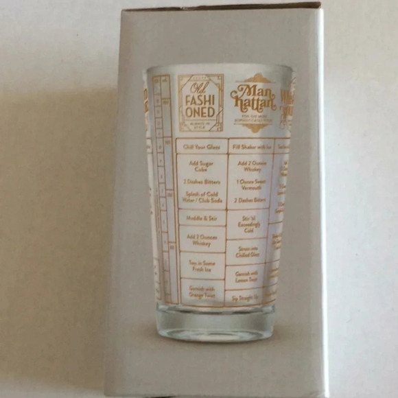 NIB Genuine Fred Good Measure Whiskey Recipe Glass - Picture 3 of 7